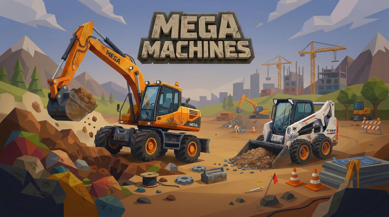 MEGA MACHINES Banner
